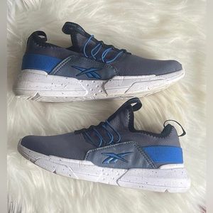 Reebok Youth Classic Lite 906069 Gray/Blue Casual Shoes Sneakers Size 1